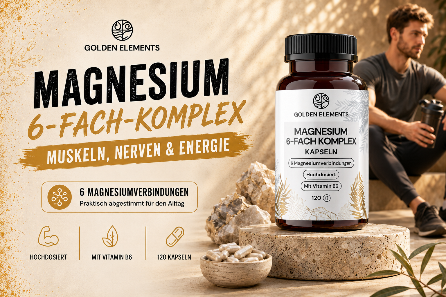 Magnesium 6-Fach-Komplex erklärt: Warum Muskeln, Nerven und Energie zusammenhängen