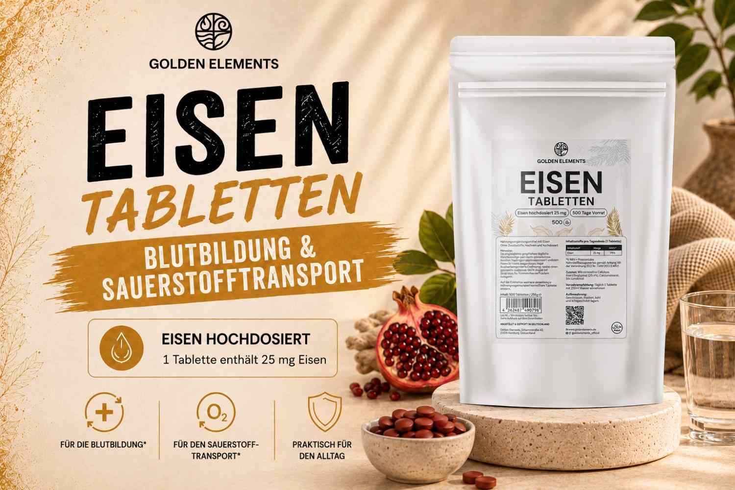 Eisen Tabletten: Warum Blutbildung und Sauerstofftransport so wichtig sind