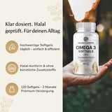 Omega 3 Halal Triglycerides - 140 Softgels 