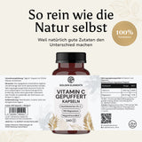 Gepuffertes Vitamin C 500mg + Magnesium - Kapseln