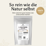 L-Glutamin - 3 Monate Vorrat - 500g Pulver